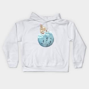 Sailing to the mermaids Kids Hoodie